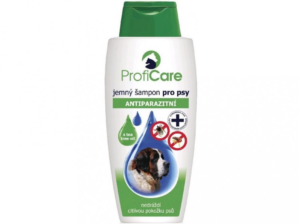 PROFICARE pes šampon antiparazitární s Tea Tree  300ml