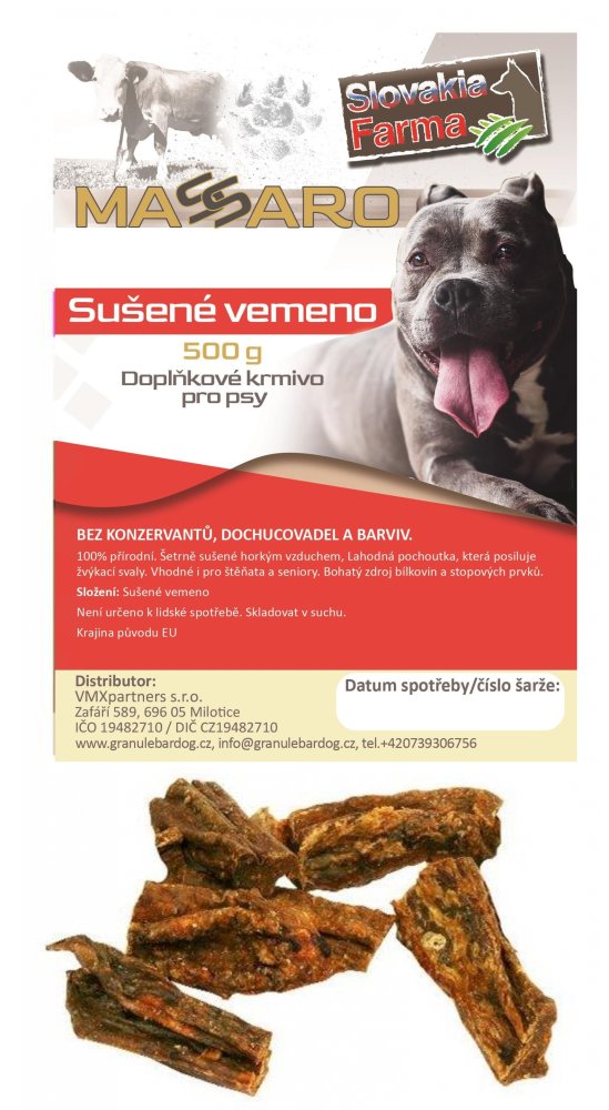 Sušené vemeno 500 g – SlovakiaFarma Massaro