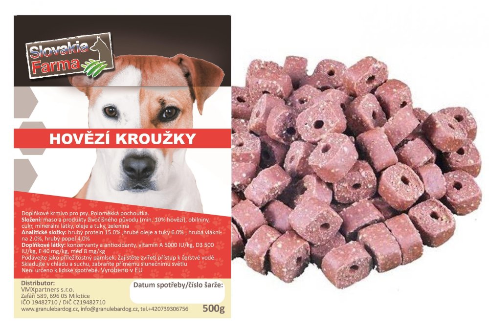 Hovězí kroužky 500 g