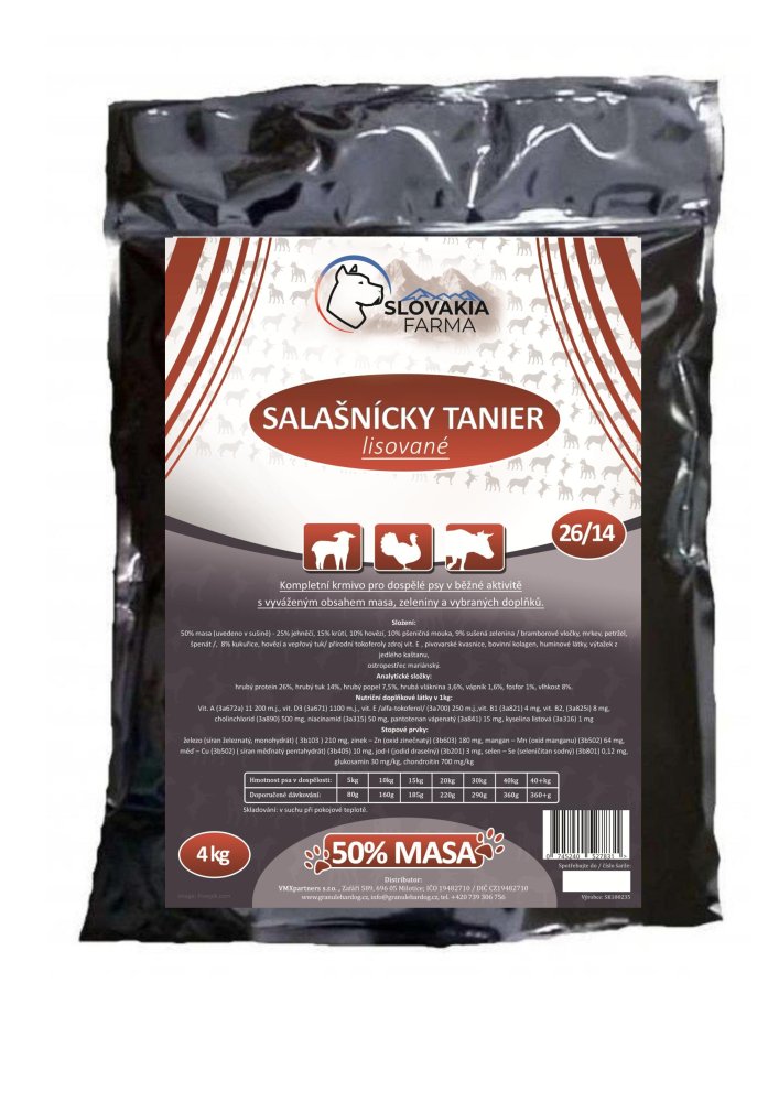 Lisované Granule Slovakia Farma - Salašnícky tanier 26/14 - 4 kg