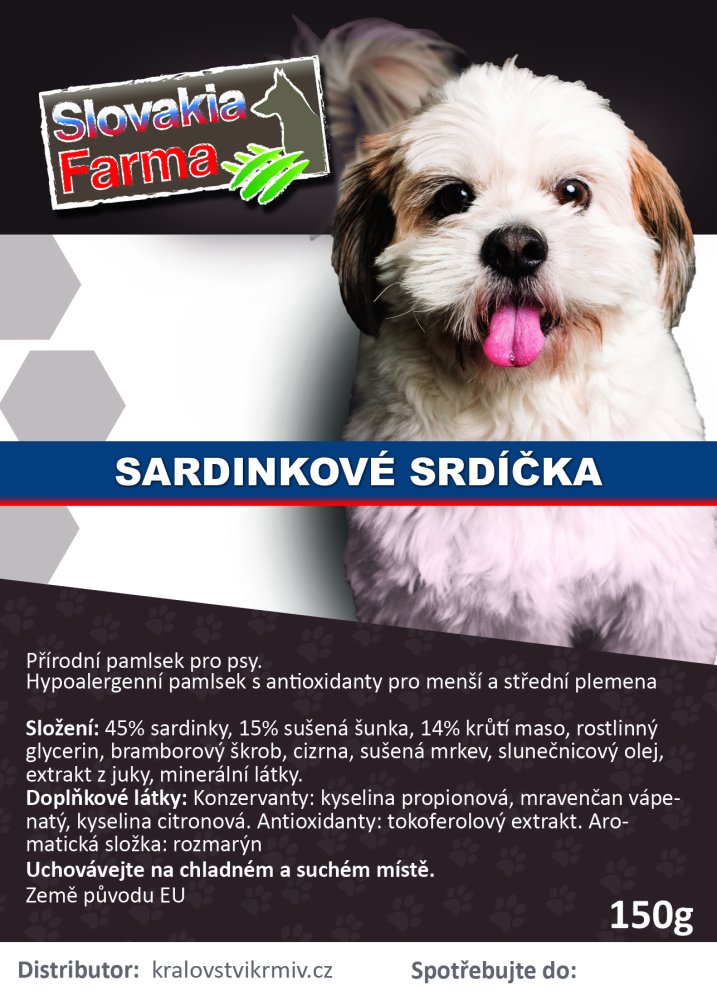 Sardinkové srdíčka 150g