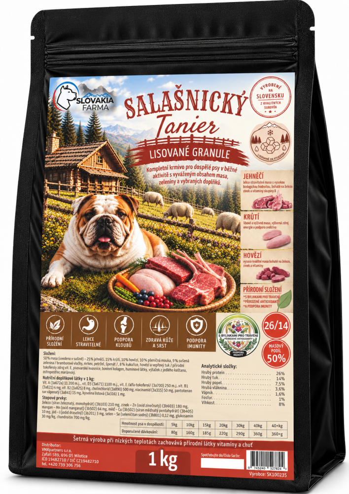 Lisované Granule Slovakia Farma - Salašnícky tanier 26/14 - 1 kg