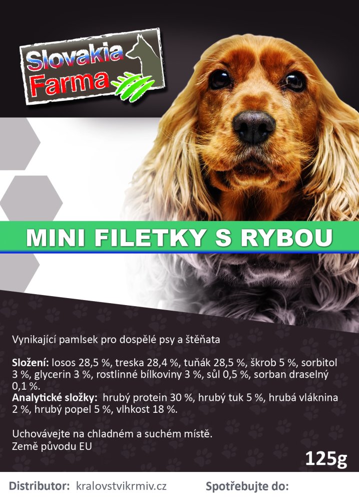 Mini filetky s rybou 125g