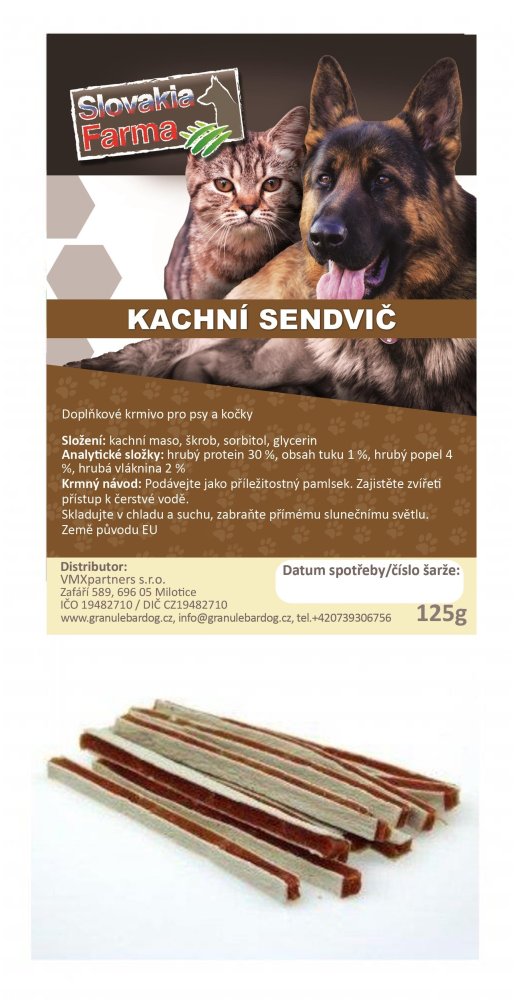 Kachní sendvič 125g