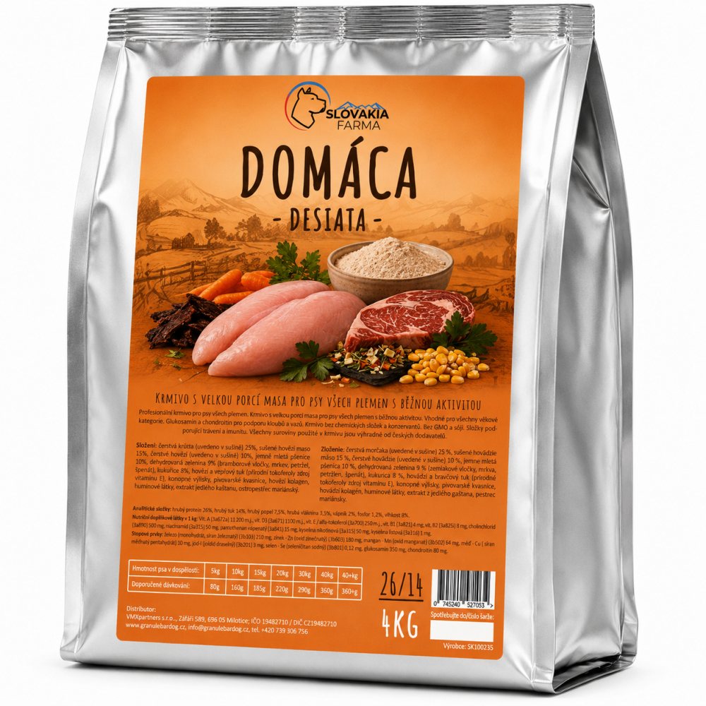 Granule Slovakia Farma - Domácá Desiatá 26/14 - 4 kg